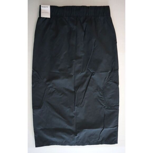 Jordan HF9462-010 Women's Sz Small Black Chicago 2-Way Front Zip Skirt - Picture 2 of 12